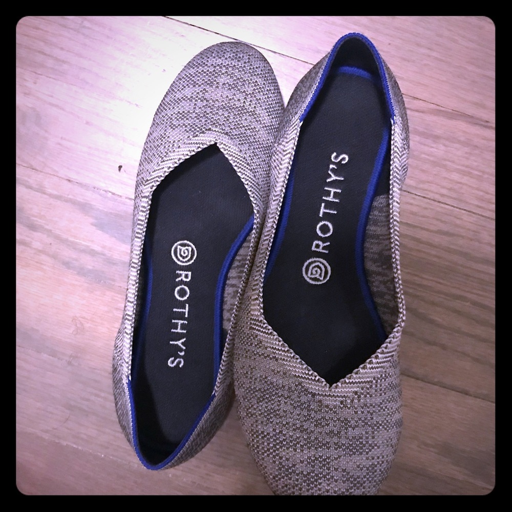 Rothy’s The Flat in Grey Birdseye